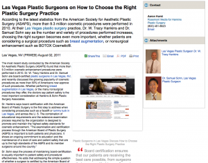 Las Vegas Plastic Surgeons Discuss Choosing the Right Plastic Surgery Practice plastic, surgeon, surgery, breast, augmentation, las vegas, nv