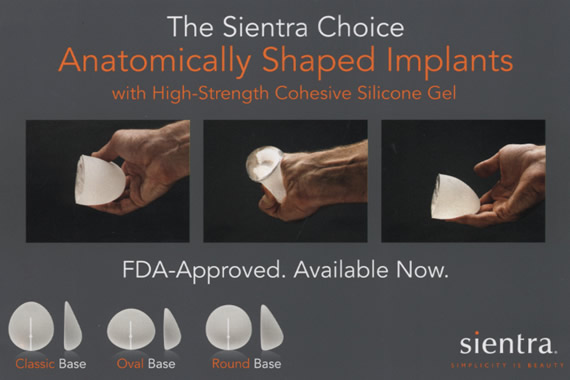 Sientra Breast Implants available at Hankins and Sohn Plastic Surgery! 